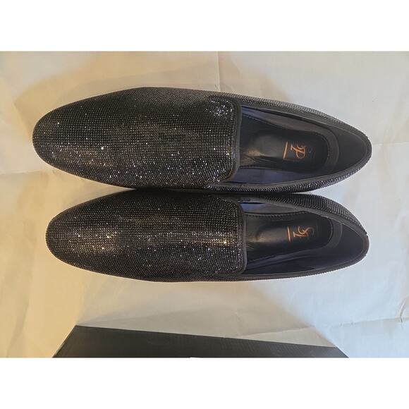SP by St Patrick Mens Glitter Slip On Formal Dress & Wedding Shoes US 13 M main image 4